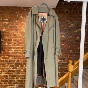 London Fog Tan Trench Coat with Removable Lining